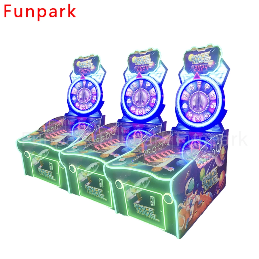 Funpark High Quality Arcade Redemption Game Machine Big Bonus Lottery Game World Travel Redemption Ticket Machine for Amusement