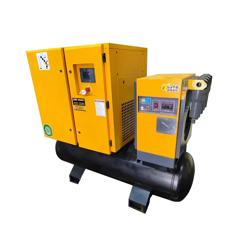 16kg laser cutting dedicated Chinese brand screw air compressor 15KW energy-saving controller