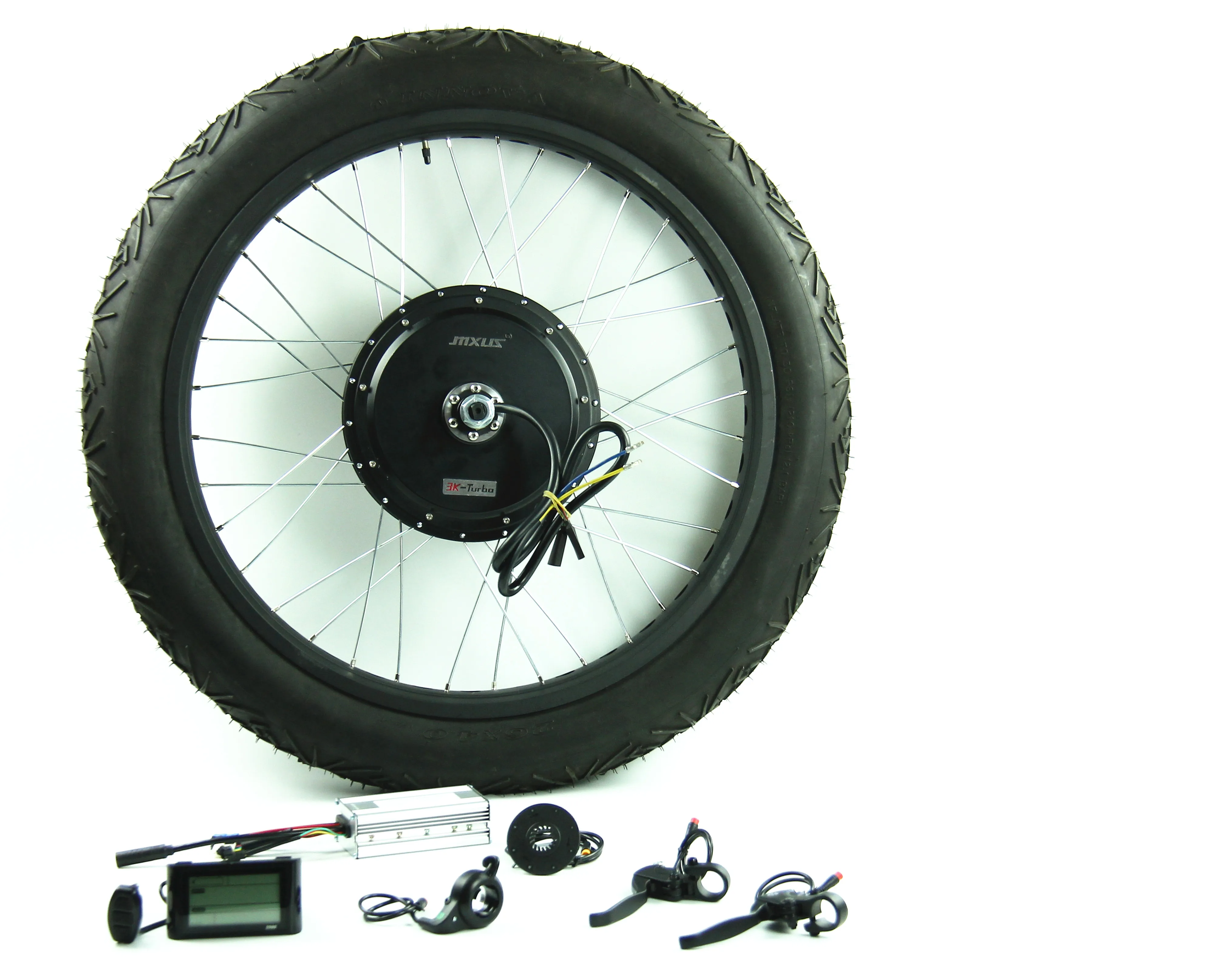 MxUS rear wheel 48v 1000w 2000w 3000W 30-55km electric bike bicycle conversion kits for 20-28 inch ebike