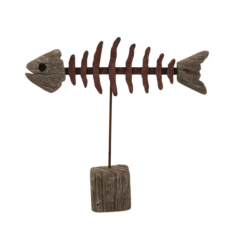 
YBOX wood fish bone for home decor small wooden crafts customized high quality 