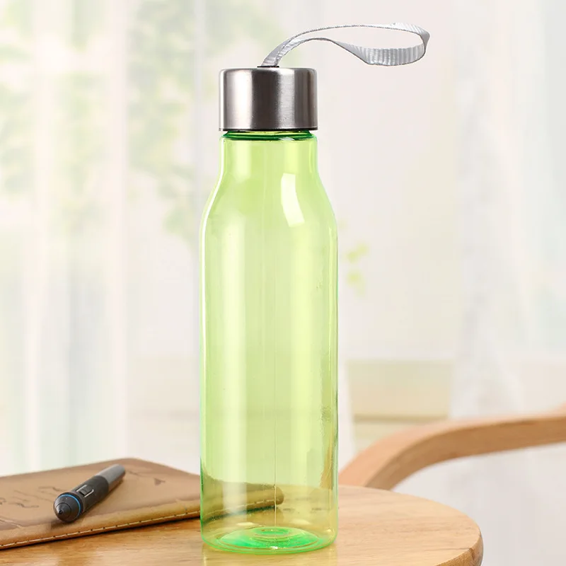 Private Label BPA Free Plastic Fruit Infuser Water Bottle With Rope Handle