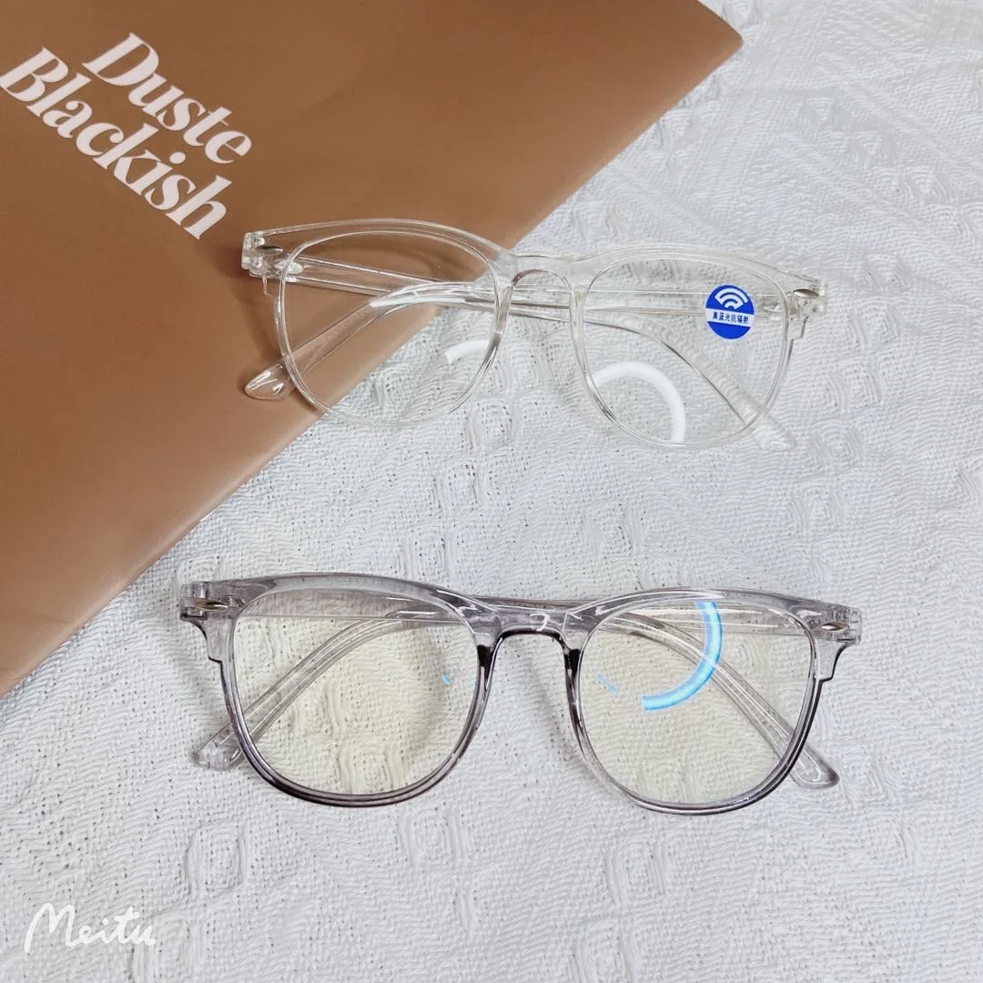 Fashion Ins Style Stylish Clear Frames Anti Blue Light Blocking Filter Computer Eye Glasses