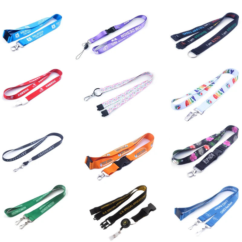Hot selling printed alcohol lanyards with no minimum order