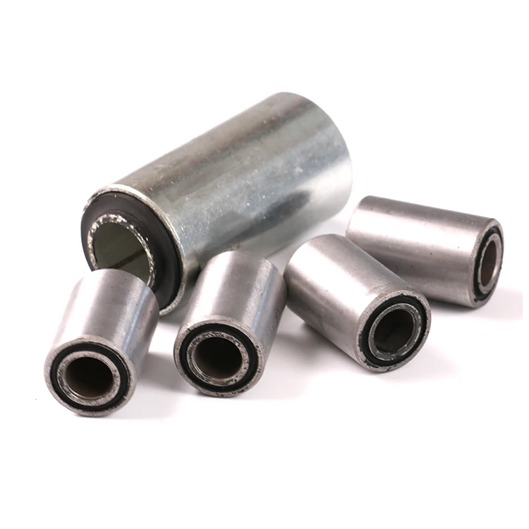 Metal Bonded Rubber Bushing High Quality Customized VE DD VD VV DE NBR Oil and Fuel Resistance Cylindrical Pump Crane Hoists