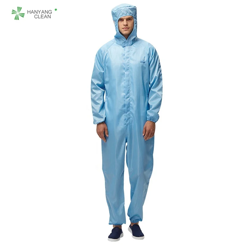 Clean room Unisex garments esd anti-static jumpsuit antistatic working clothes