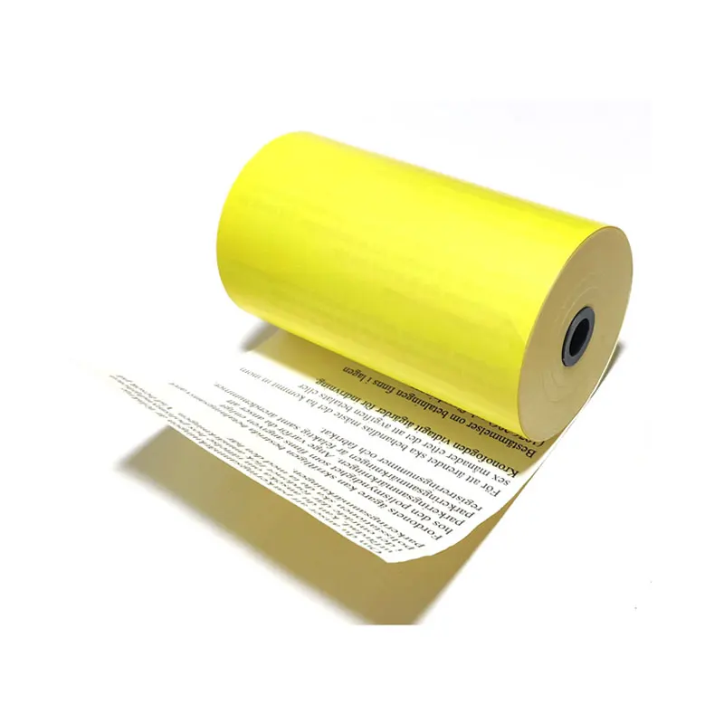 Wholesale Yellow Thermal Paper Roll For Receipt Atm Pos Systems Credit Card Machine