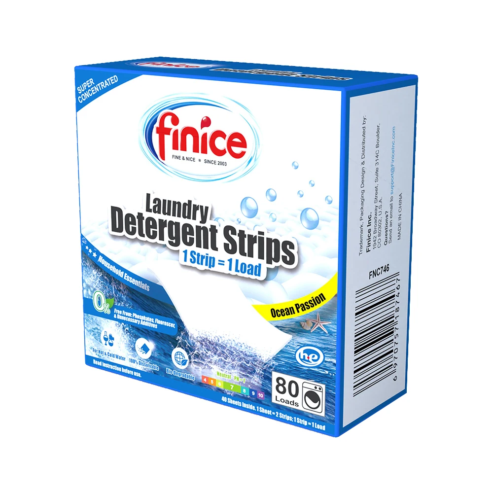 FNC746 Laundry detergent products lavender fragrance cleaning cloth baby detergent paper sheets