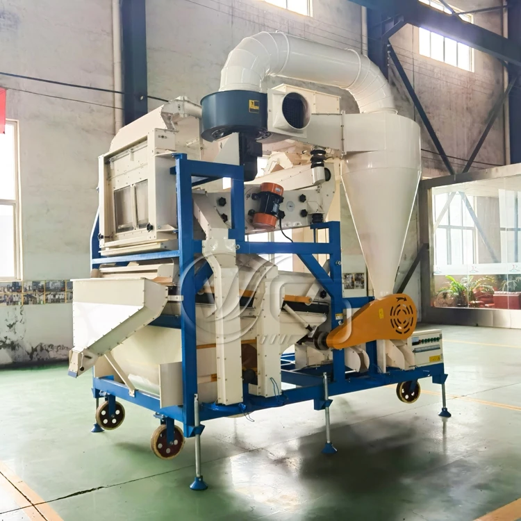 High purity and stable sesame wheat rice paddy millet beans seed cleaning and processing machine sesame cleaner
