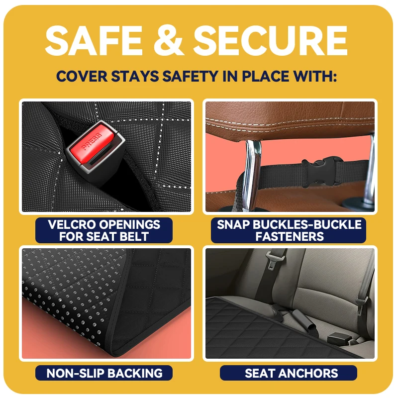 2023 Hot universal soft stable functional nonslip waterproof pet dog front car seat cover for dog