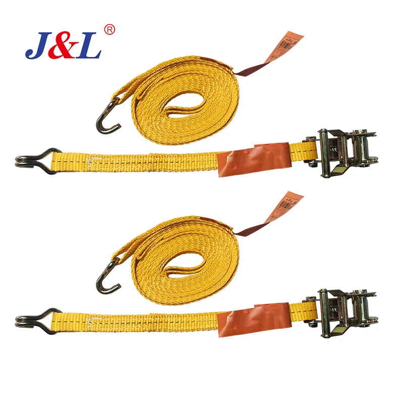 JULI CE GS 10 ton ratchet straps 100mm color code used for cargo truck transportation lashing OEM ODM