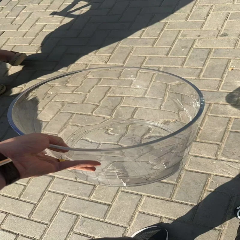 Custom shaped glass tube Large diameter glass tube high borosilicate glass tube