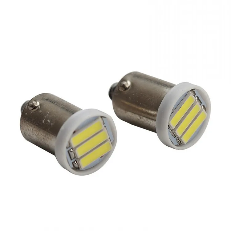 Auto Lighting System Ba9s 7020 3smd Led Car Light Bulb Interior Reading Light 6000k White Canbus For Cars