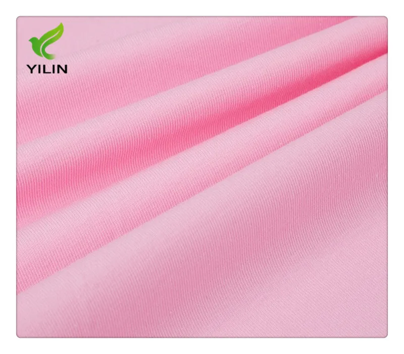 100% Pima Cotton Single Jersey Knitted Fabric stock for Clothing