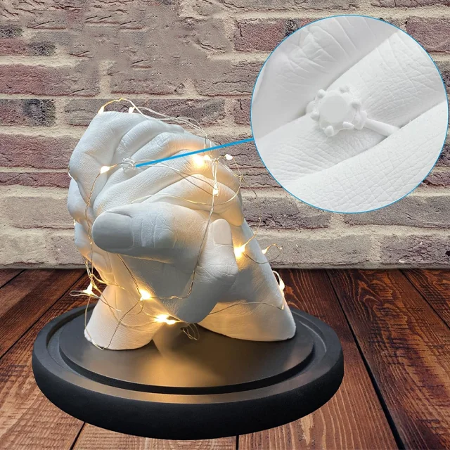 Cheap price 3d hand casting kit alginate impression powder hand casting kit 3d gift hand moulding kit