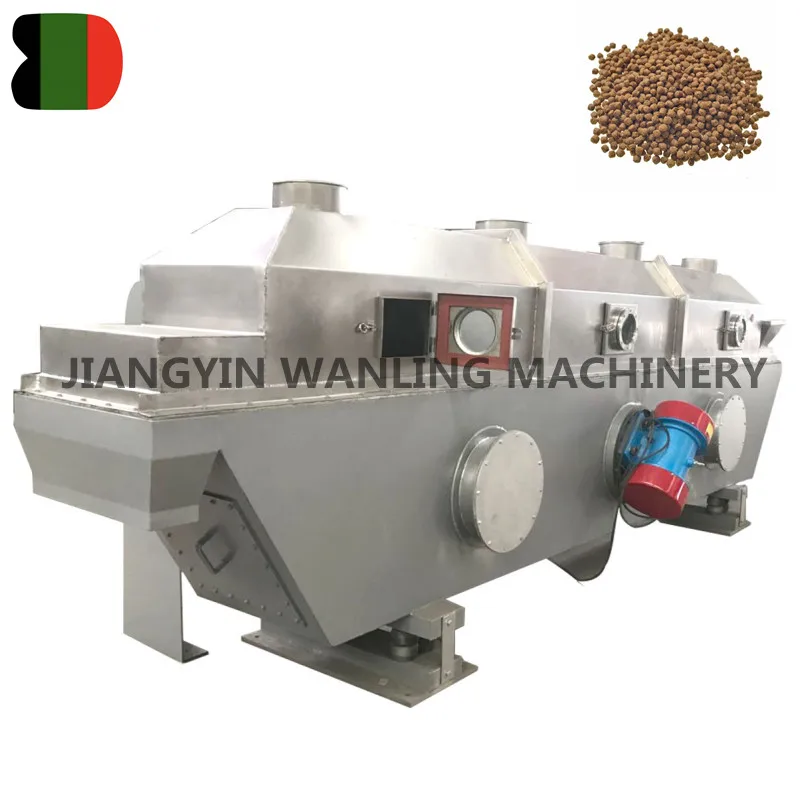 ZG high capacity 2ton 3ton fertilizer chicken essence flavour granule vibrating fluid bed dryer drying machine