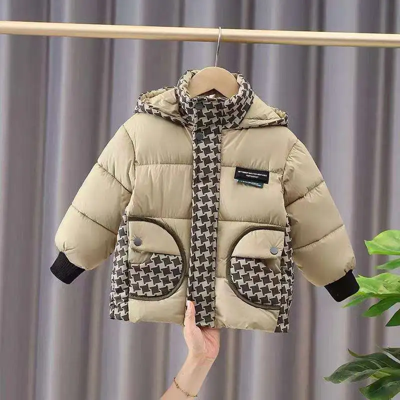 Girls Winter Warm Coats Kids Clothes Thick Parka Children Clothing Cotton Padded Jacket Hooded Plus velvet Outerwear 4-13 Yrs