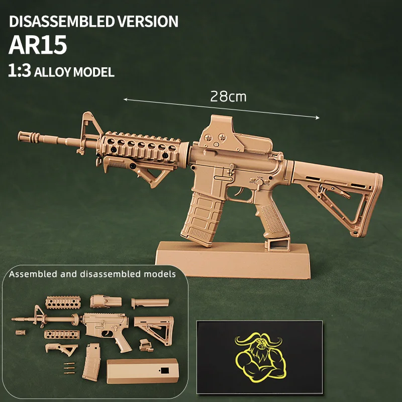 2024 Hot High Quality Manual Metal Toy Pistol 1:3 Scale Die Cast Metal Model Toy Gun For Adults