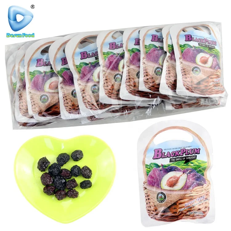 Customized wholesale China sour preserved black plum manufacturer