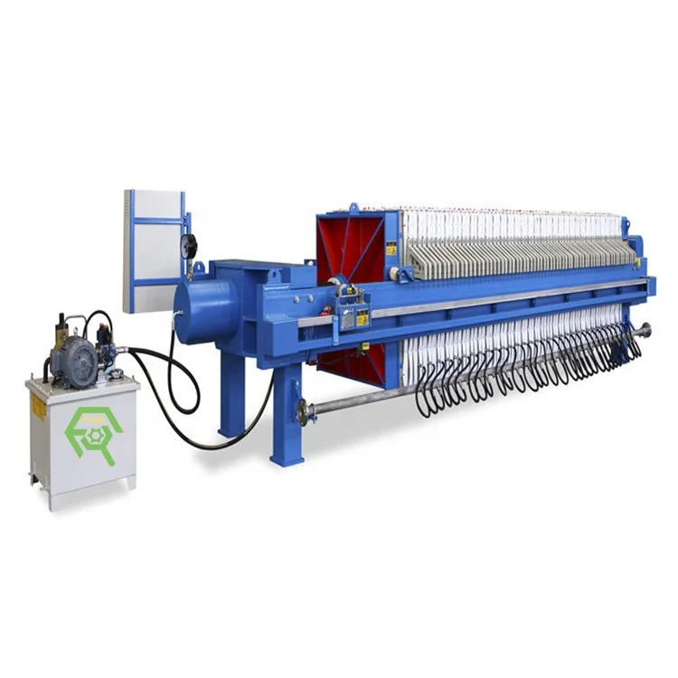Professional Effluent Treatment Press Filter Drilling Mud Filter Press machine Paper mill sludge treatment equipment