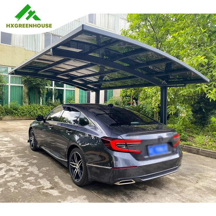 Wooden outdoor garden storage shed new innvoate metal car garage tents widely used for car parking (HX111)