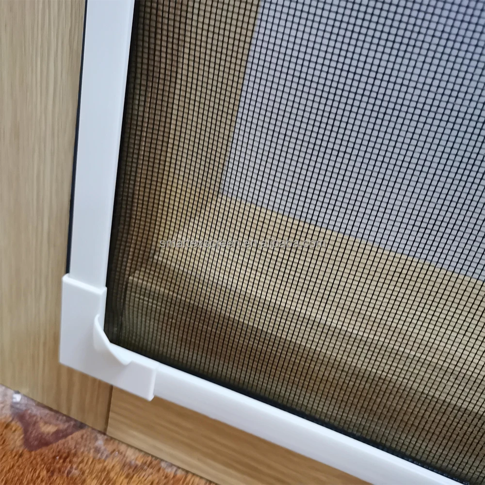 Heat insulation fiberglass screen window magic paste fly screen material magnetic strip windows