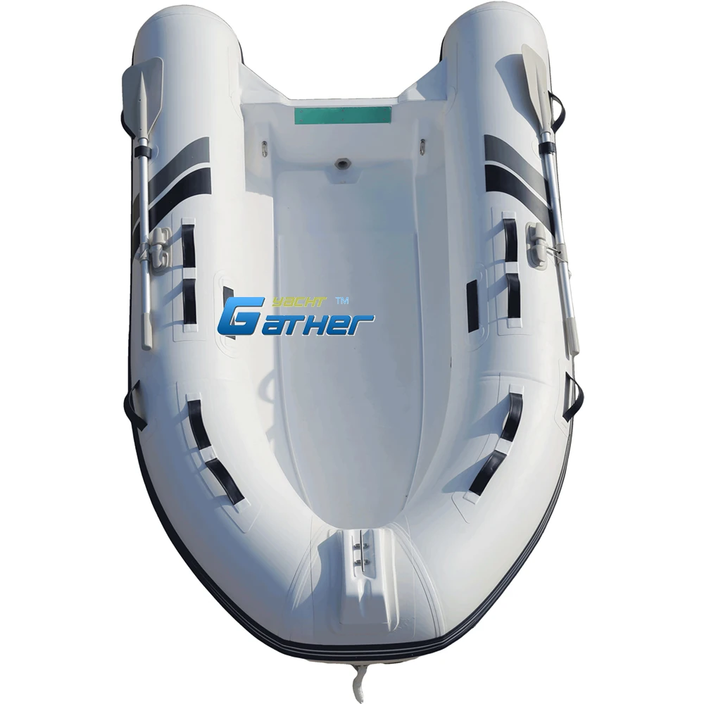 Inflatable Dinghy Orca Hypalon Pvc RIB300A Rigid Hull Inflatable Rowing Boats For Sale