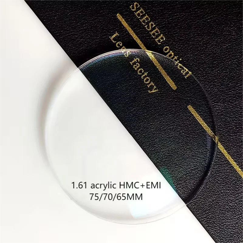 Оптовая цена 1 61 акриловые медицинские линзы с зеленым покрытием SHMC