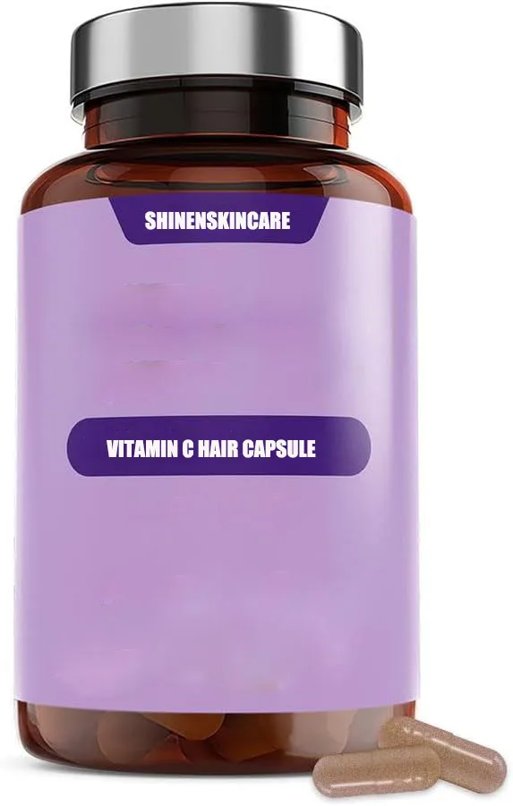 OEM ODM Hair Care Smoothing Straightenig Soft Repair Damaged Frizz Vitamin C Vitamin E For Hair Growth Capsules