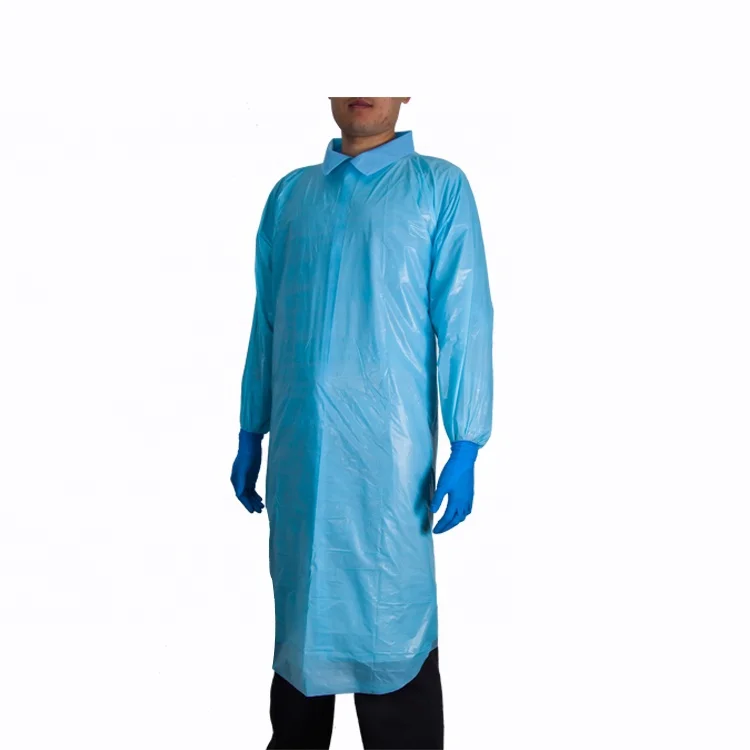 Wholesale kitchen Cleaning Plastic Apron Reusable Waterproof Sleeveless Apron