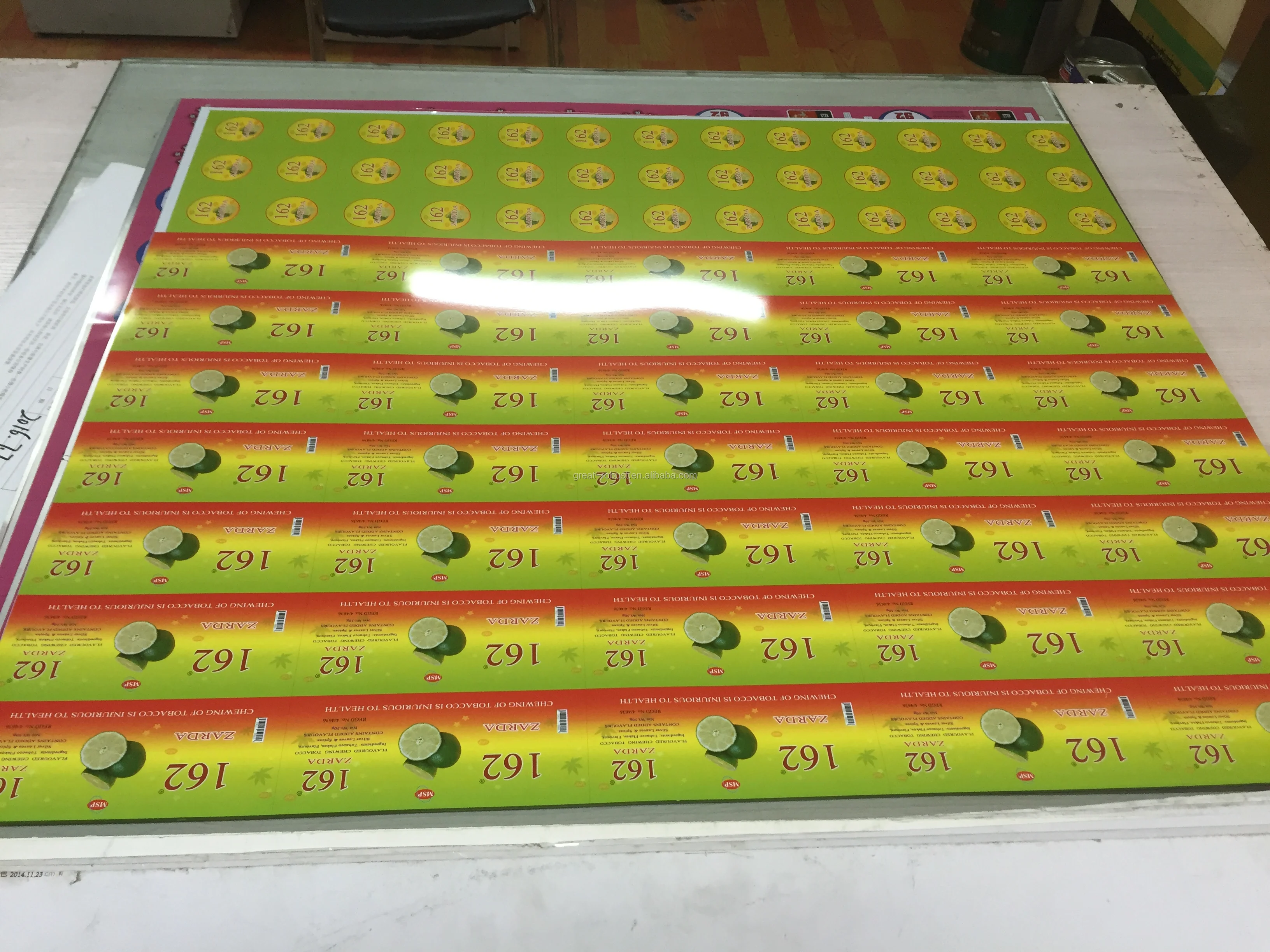 Top quality well designed printing coated TFS/tinplate sheets for food can GR-082