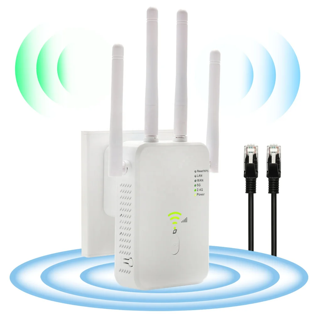 Wireless 300Mbps WIFI Signal Extender WIFI Network Extender Booster 802.11Ac/N/G/B WIFI Repeater 2.4Ghz Amplifier