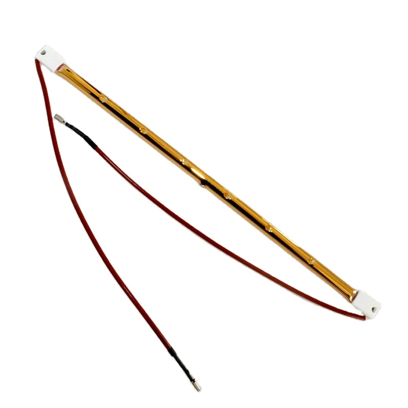 Popular product full gold 355mm 1000w Short Wave Halogen Infrared heat lamp  for chicks