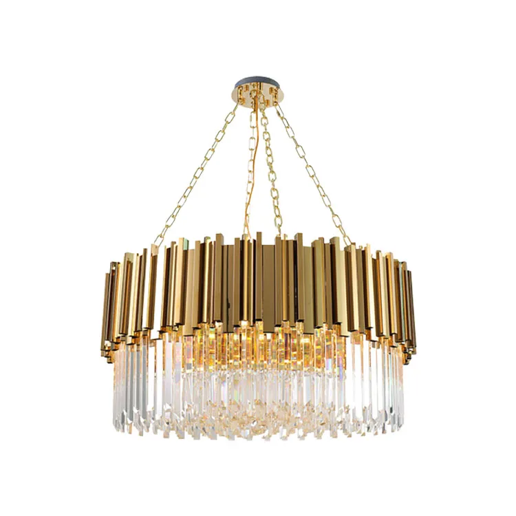 Luxury Crystal Chandeliers & Pendant Lights Hanging Modern LED Lamp Lustre for Home Decor Living Room Dining Room Kitchen Hotel