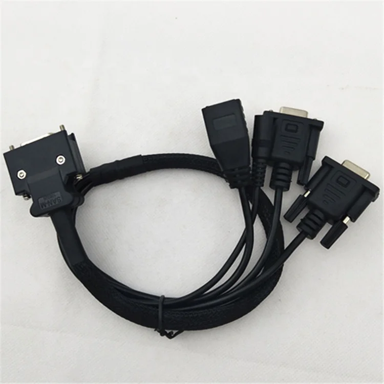 RJ45 Y Splitter Cable MDR Connector to DB 9pin Adapter Cable SCSI 26 Pin VGA Cables Projector Computer Monitor Gold Plated Black