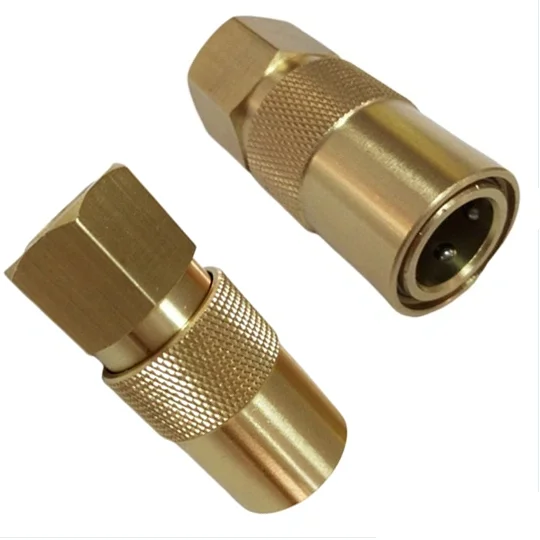 
High quality DME standard NPT Thread brass quick connector for injection molding 
