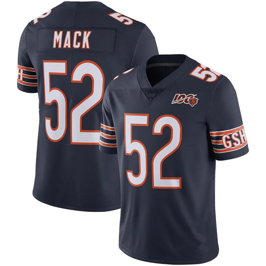 
Custom Football Uniforms soccer Jerseys New 2020 Men Sublimation Custom Embroidery Oem 52# Mack 29#Cohen 10# 54#58# 