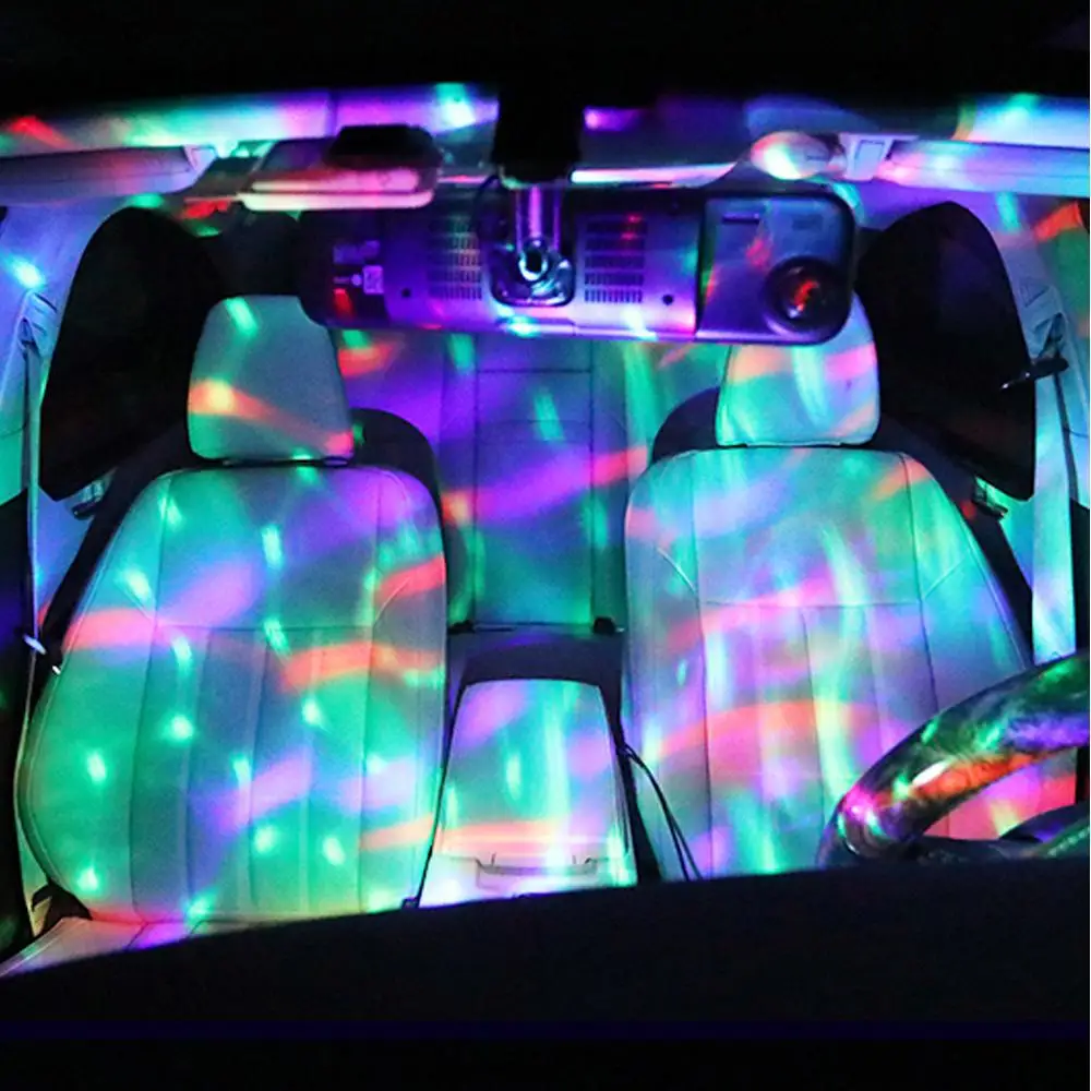 UVCARE Magic Bar Night Club Small Car Magic Ball Lamp Party Home Dj Light Usb Mini Led Disco Laser Lights