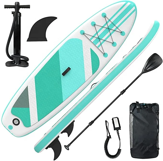 2022 Hot Manufacturer OEM Custom Cheap Single Double Layer Drop Stitch Inflatable Sup Paddle Board