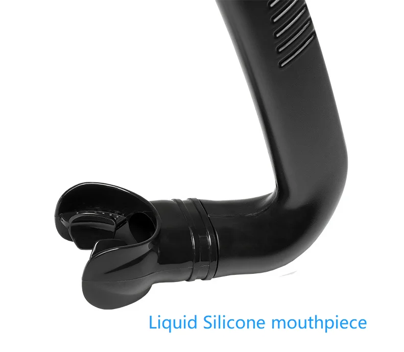 Multifunctional portable silicone mouthpiece snorkel for freestyle Profession swimming frontal snorkel breathing tube
