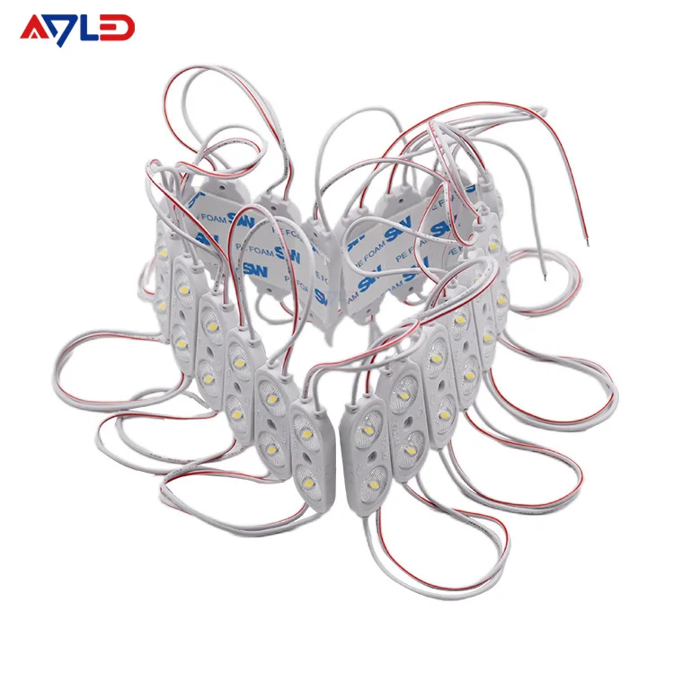 High brightness led injection modules backlight 2 led module 24V 12V outdoor led module for led sign board