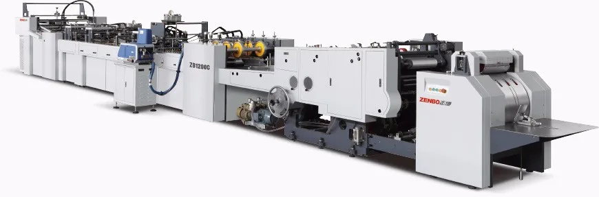 
[JT-1200C-430]Automatic sheet feeding paper bag making machine 