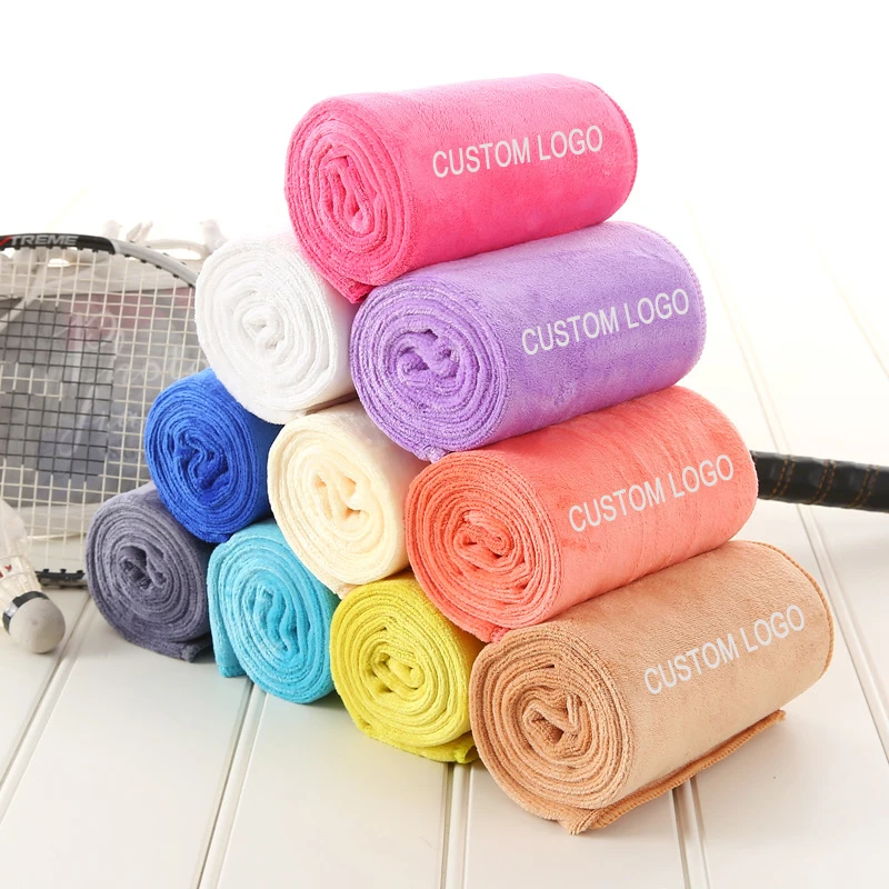 High Quality Custom Logo Microfiber Sports Golf Fitness Outdoor Sports Sweat Towel Absorbent Quick Drying Microfiber Towel