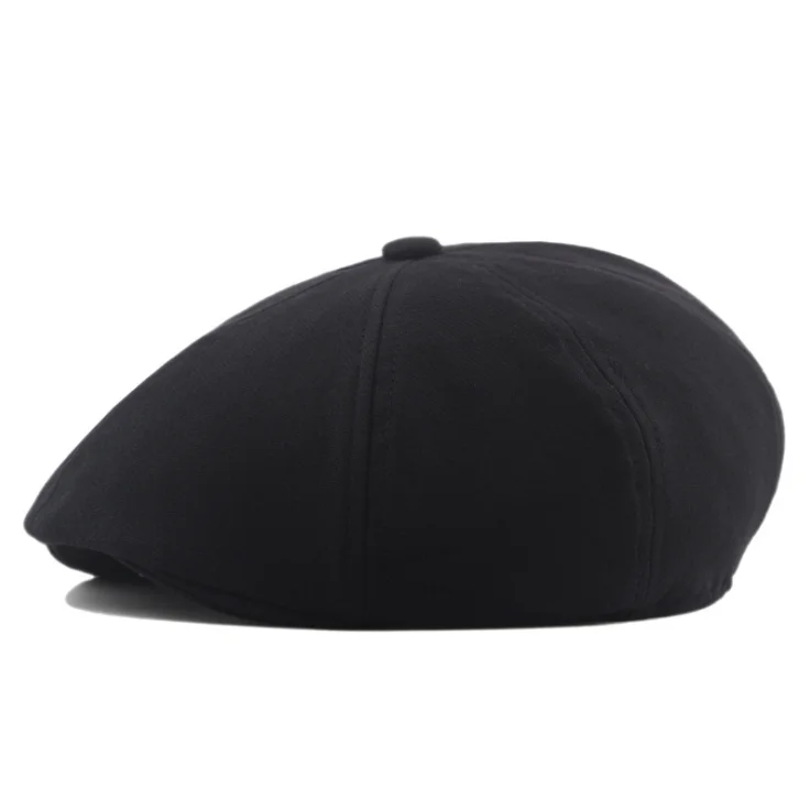 Wholesale Cheap Autumn Winter Women Octagonal Flat Beret Newsboy Cap checked Beret Painter Hats