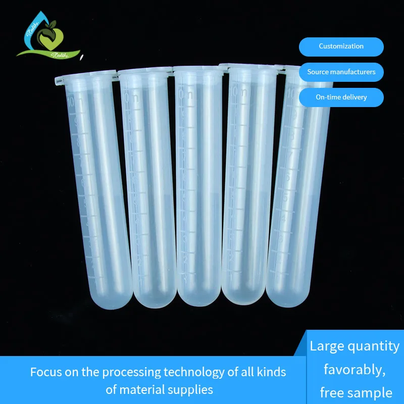 Sterile Centrifuge Test Tube Conical Round Bottom Falcon Tubes 10ml Centrifuge Tube for Lab Centrifugal Machine