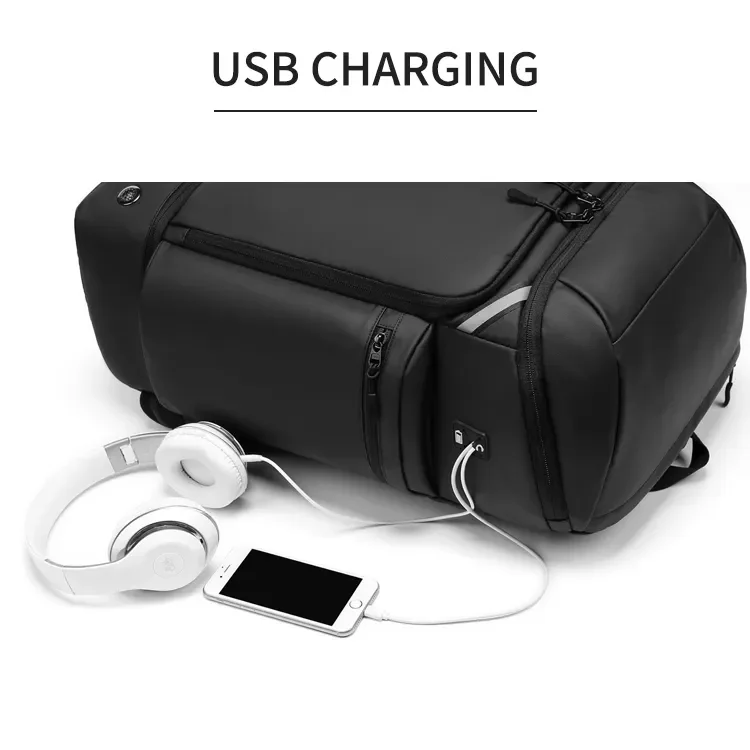 Custom Logo Outdoor Travel Backpack Waterproof Gym Sport Football Basketball Backpack Bag Men Bagpack Shoe Compartment backpack