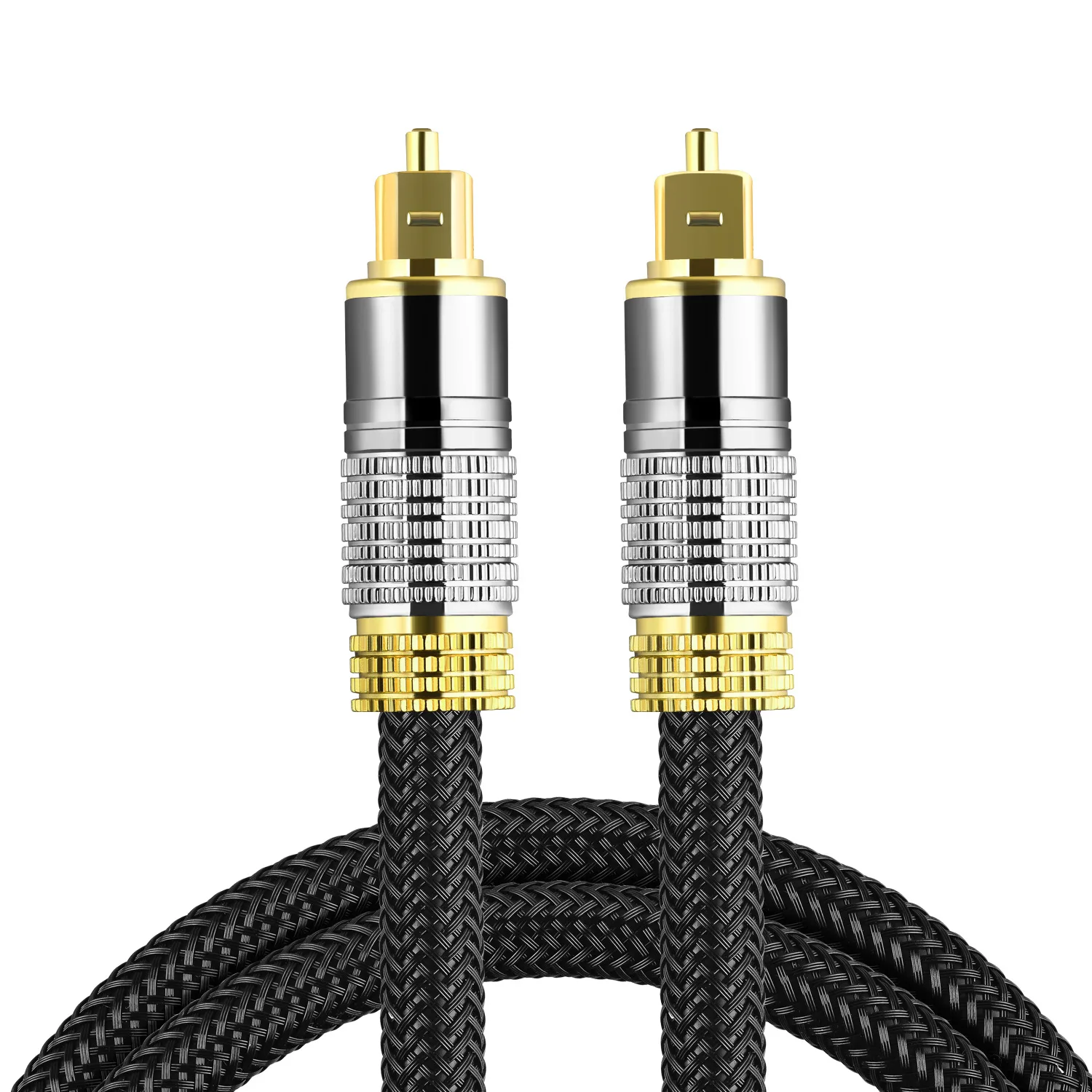 High Quality Gold Plug Digital Fiber Optical Audio Toslink Cable 1/1.5/2/3/5M