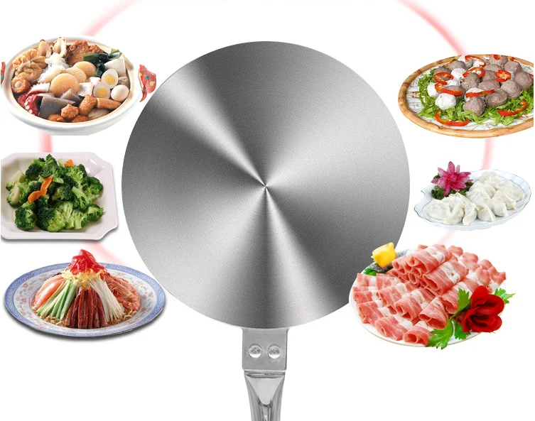 kitchen converter cooker stainless steel heat diffuser induction adapter plate