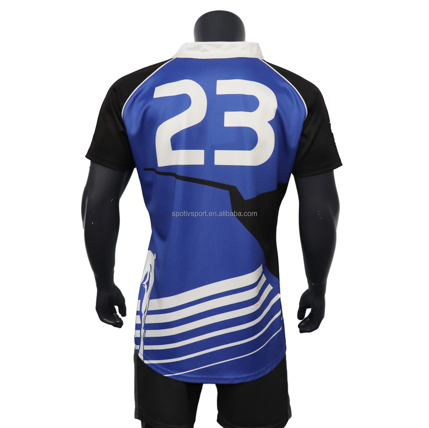Spotiv Full Sublimation Rugby Jersey Custom Made Rugby Clothing Free Design Polo Rugby Wear