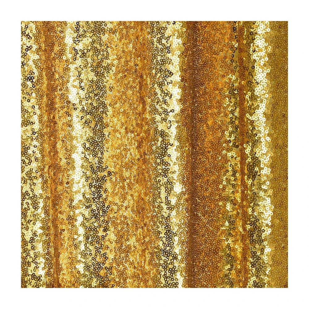 183x244cm outdoor wedding stage background luxury gold shimmer sequin fabric curtain