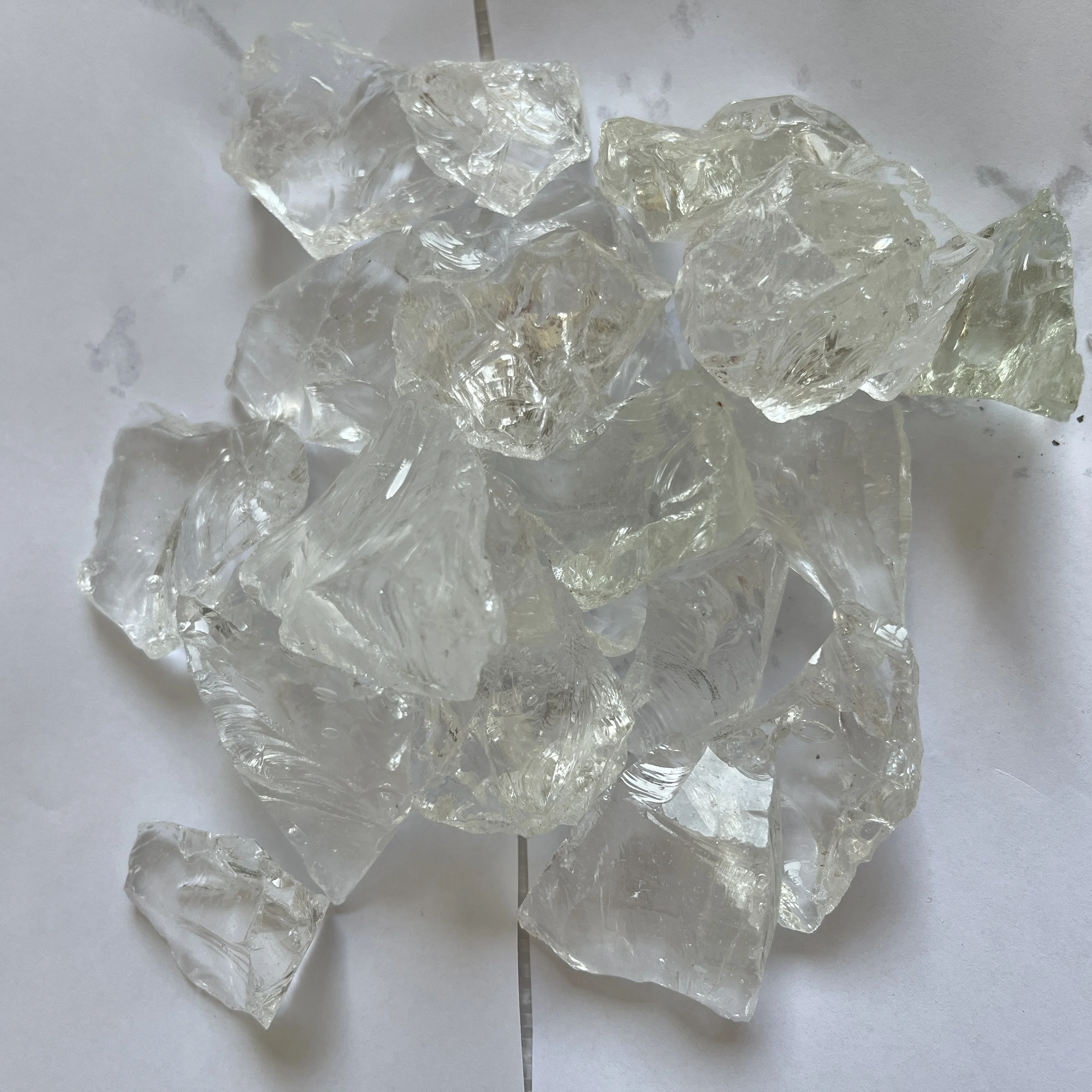 Manufacturers wholesale glass stone and glass sand used for decorating irregular glass landscape rocks